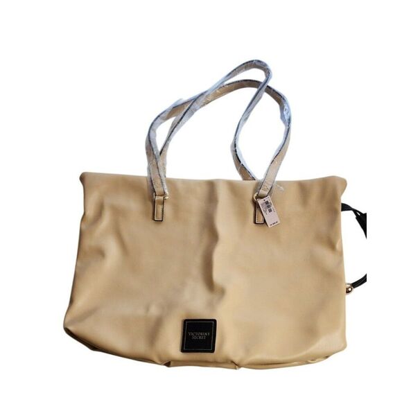 NWT Victoria Secret Tan Carry All - Picture 7 of 7